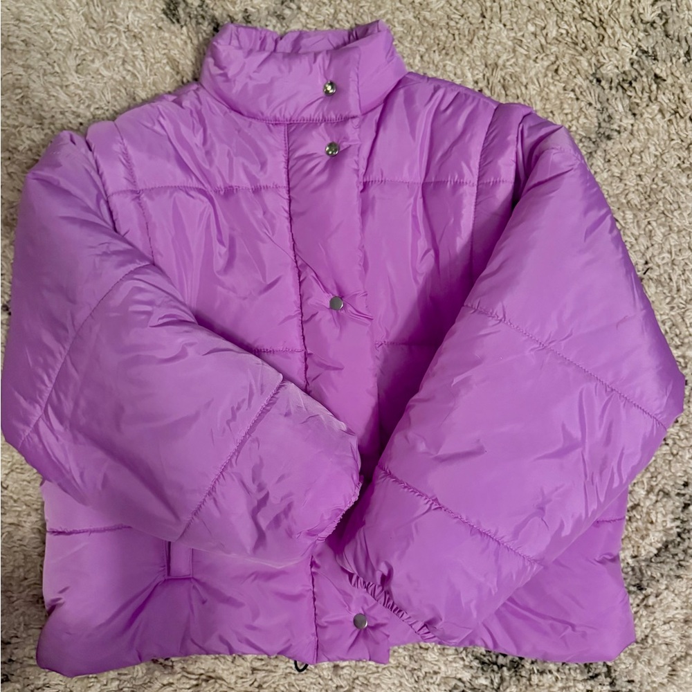 Purple Puffer Jacket (Never Worn) Like New